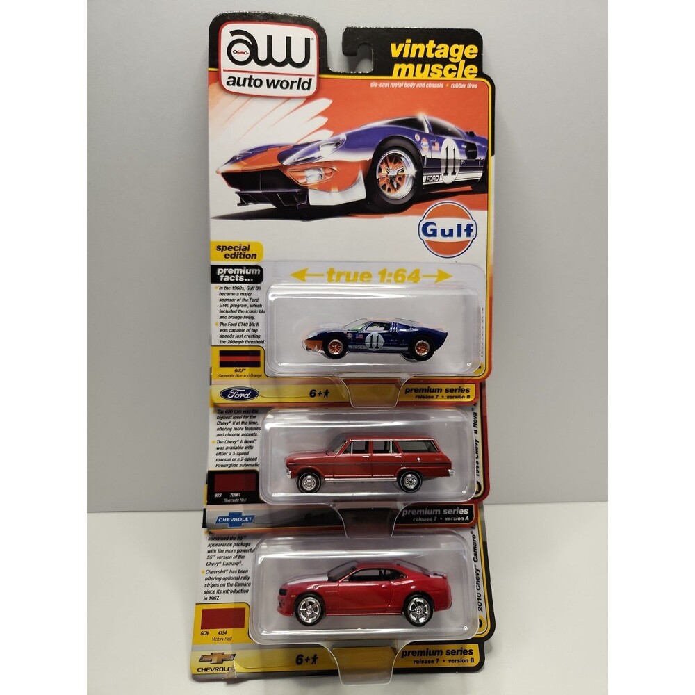 Auto World Premium 2024 Complete Collection of 3 Everithing New In Box All 3